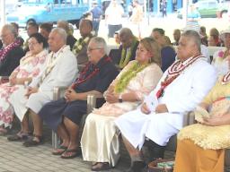 guests at Fono Fale dedication
