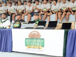 HALL OF FAME DIRECTORS with students in the background