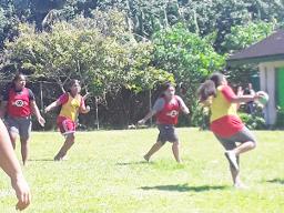 Student-players at Lupelele Elementary School