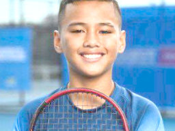 Junior tennis player Hermann Thomsen