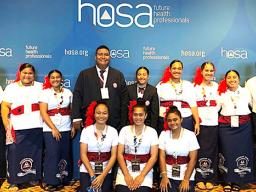 American Samoa HOSA members and advisors