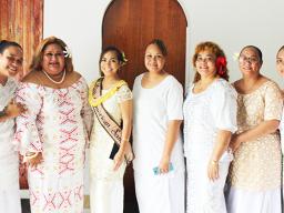 The hosting crew, the staff of the Department of Youth and Women’s Affairs (DYWA) along with the Miss American Samoa