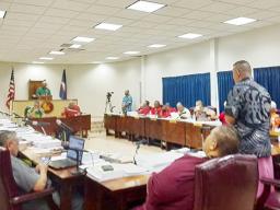 House of Representatives members at their desks