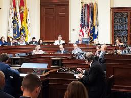 Congresswoman Uifa’atali Amata and other members of the House Veterans’ Affairs Committee