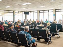 govt officials at opening of During the opening of the close to $40 million Apron Rehabilitation Project at the Airport on Wednesday.