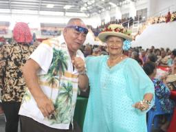 Couple dancing at TAOA Christmas program