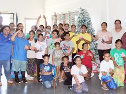 Kids at the DYWA Christmas Fun Activities Program
