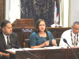 DOA Director Daniel Helsham, Attorney General Gwen Tauiliili-Langkilde, and Chief Immigration Officer (CIO) Aliitasi Sam Soliai