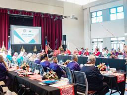 A photo of Atoa o Samoa attendees