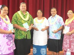 Participants in the three-year program, "E Iloa Oe I Lau Gagana,"