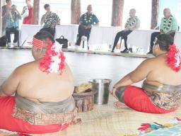 Members of the Leone village aumaga