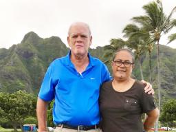 Papali'i and his wife