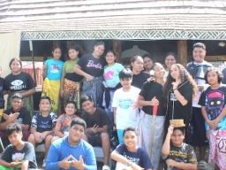 Some of the enthusiastic young participants