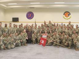 Members of the 411th Engineer Battalion Forward Support Company