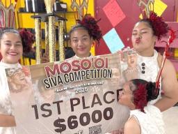 The winner of the 2025 Moso'oi Siva Competition in American Samoa is Tafuna High School