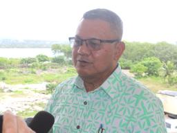 Caretaker Minister of Public Enterprises Leatinu’u Faumuina Wayne Fong