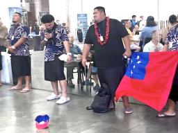 singing for possible donations