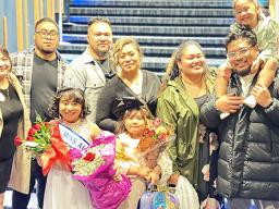 Miss Princess Alaska 2024 with family