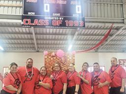 New score board donated by Class of '93 to FHS