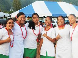 Holy Place Pava’ia’i Youth members