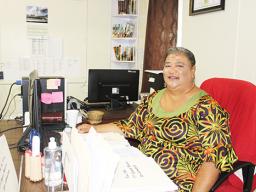 The new Secretary to the Senate Motusaga Peleti 