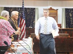 Judge Jon Clemens meets senators 