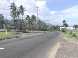 Site of commercial development across from Lupulele Elementary School