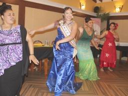 Miss American Samoa Pageant 2024 contestants perform the siva 
