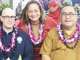 Robert Pesapane, Lisa Tuato’o, and Fainu’ulelei Falefatu Alailima-Utu,