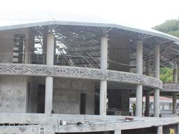 New fono building under construction in Jan. 2023