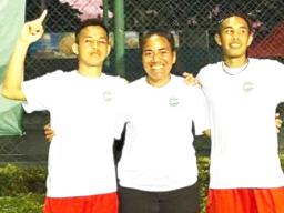 Three Team Tennis American Samoa players