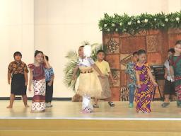 SBA K5 students on stage