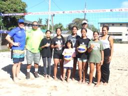 FIVB Level 2 Instructor Aaron Alsop (far left) 