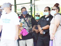 Police and former inmates