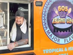 Nefu Mageo in his food truck