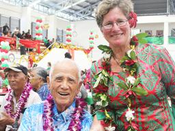 Mr. Iuni Maeva, and Evelyn Lili’o Satele 