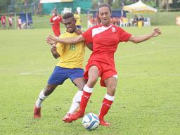 Jaiyah Saelua of American Samoa defends