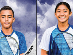 Hermann Thomsen (right) and Joella Ioane