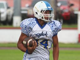 The 8th grader safety for the Samoana Sharks, Vaifanua Peko-Vai 