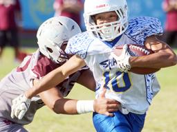 O’Neil Ah-Chee of the Sharks