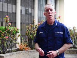 Rear Admiral Kevin Lunday, the new Commander of the 14th Coast Guard District