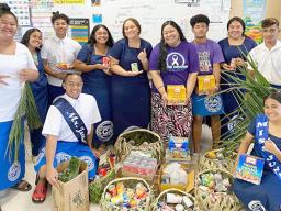 Some members of the Samoana Junior Class