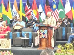 King Charles speaking