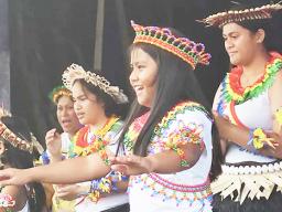 Kiribati youth performing 