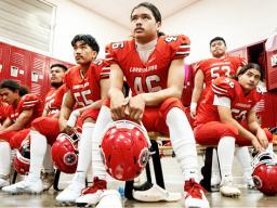 Lahainaluna High School football players