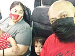 Olafou Laolagi and his wife, Onolina along with two of their children