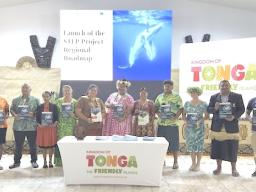 representatives from the demonstration countries — Fiji, Kiribati, Samoa, and Vanuatu