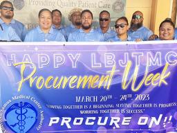 LBJ Tropical Medical Center’s Procurement staff