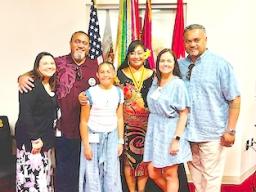 Col. Tavai’s family
