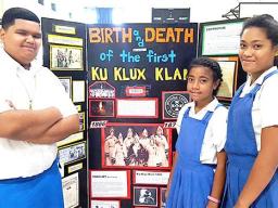 Leatele Elementary School students at an earlier History Day competition